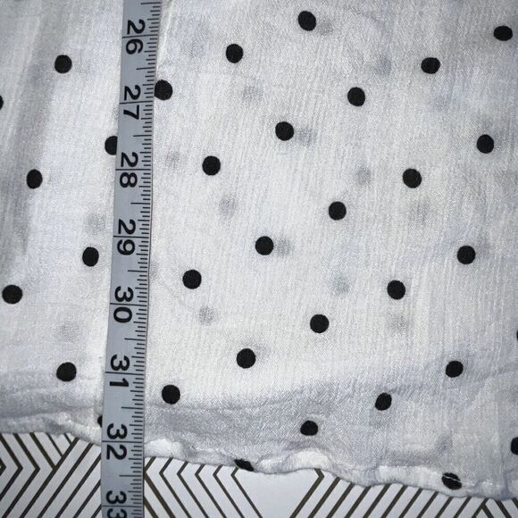 Romans Women’s Blouse Size 32W Polka‎ Dot Embroidery Square Neck - Picture 8 of 8